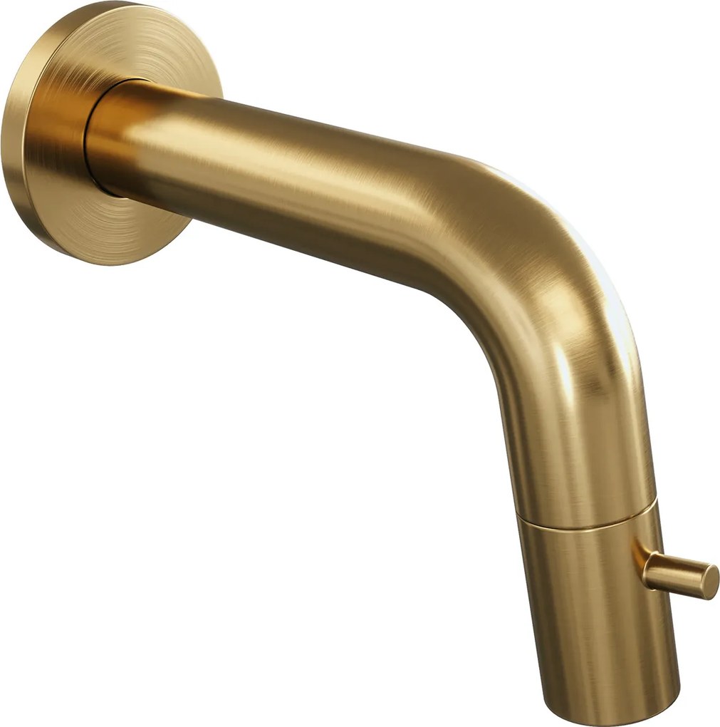 Brauer Gold Edition inkortbare inbouw fonteinkraan goud geborsteld PVD