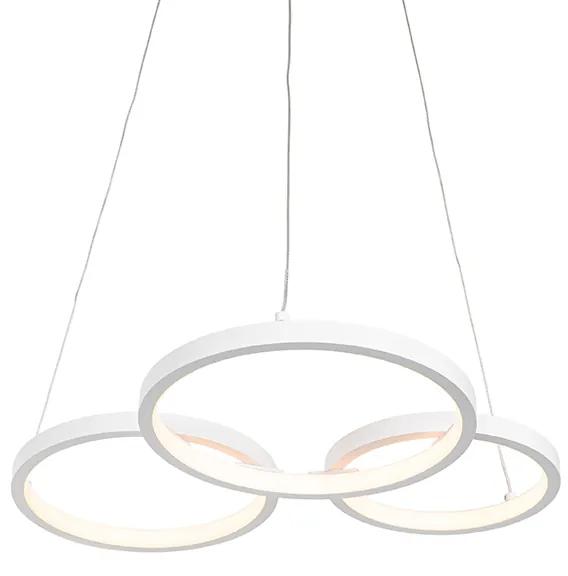 Hanglamp wit incl. LED 3-staps dimbaar 3-lichts - Rondas Modern Binnenverlichting Lamp