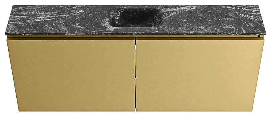 Mondiaz Ture DLux toiletmeubel 120cm oro met wastafel lava midden zonder kraangat