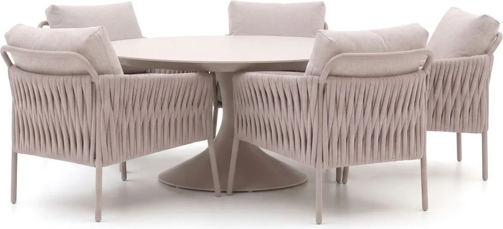 Diningset SUNS | 5 personen | Tuinset sintered stone | 6-delig | Kees Smit Tuinmeubelen