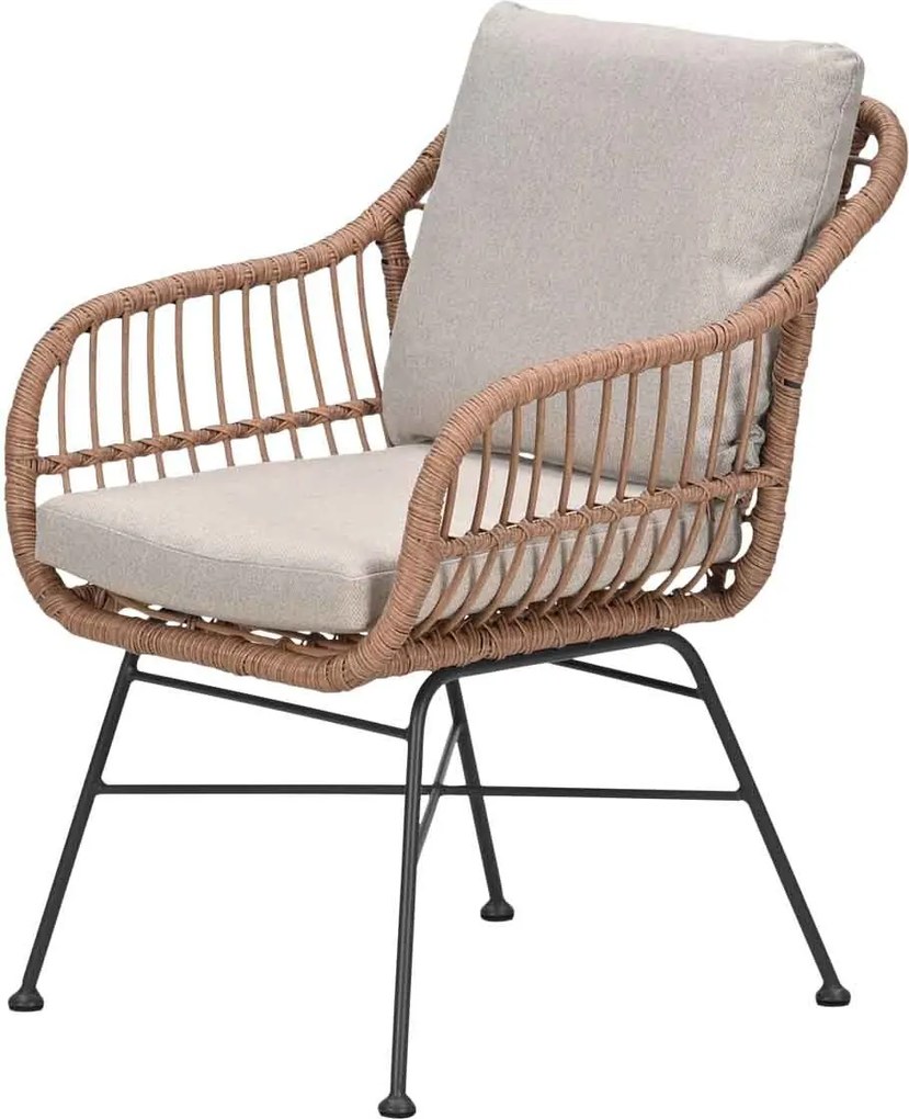 Garden Impressions Lucas tuinset bruin 5-delig - Tulli tuintafel 180x115 cm