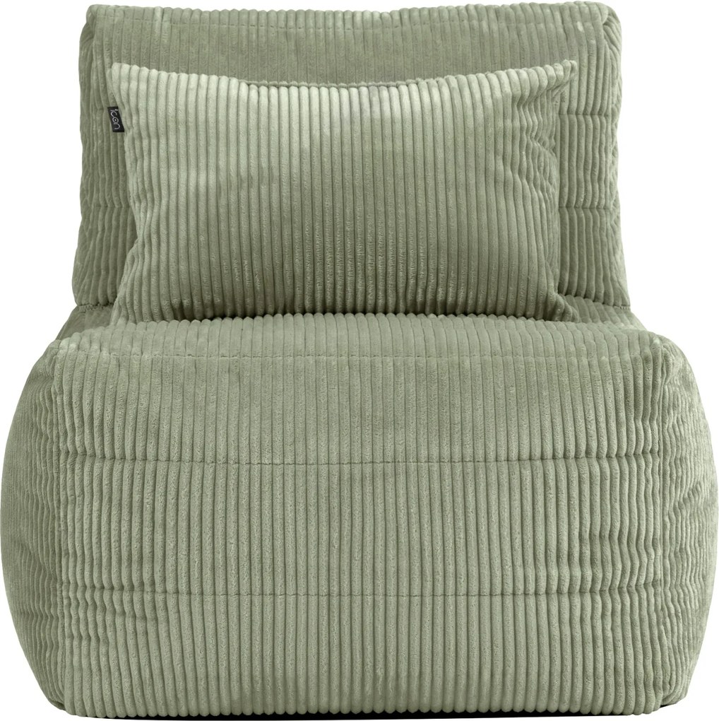 Noa Modulair Zitelement Corduroy - Saliegroen