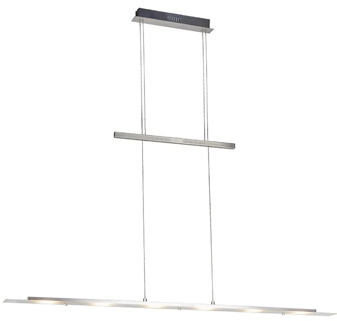 Eettafel / Eetkamer Design hanglamp staal incl. LED - Platina Design, Modern Binnenverlichting Lamp