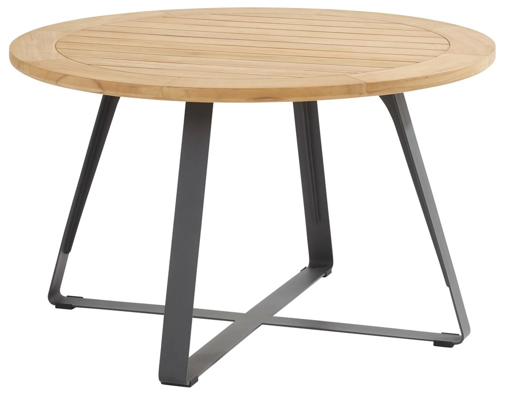 Basso dining tuintafel 130xH75 cm rond teak Taste 4SO