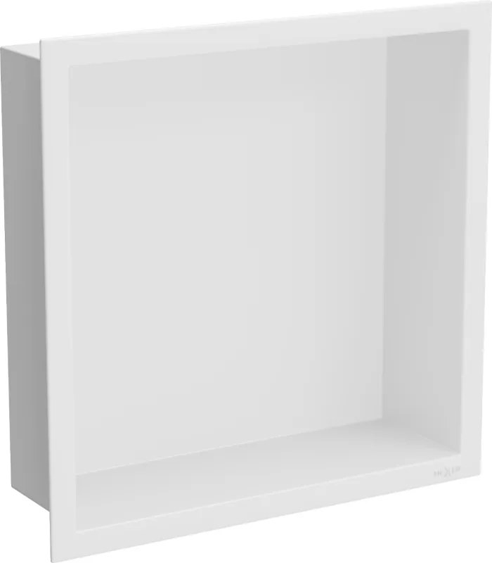 Mexen X-Wall-R inbouwnisplank met flens 30 x 30 cm, wit - 1920303010