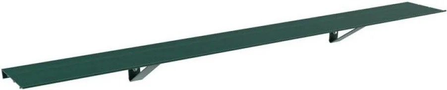 Vitavia aluminium legplank - groen - 121,5 x 15 cm