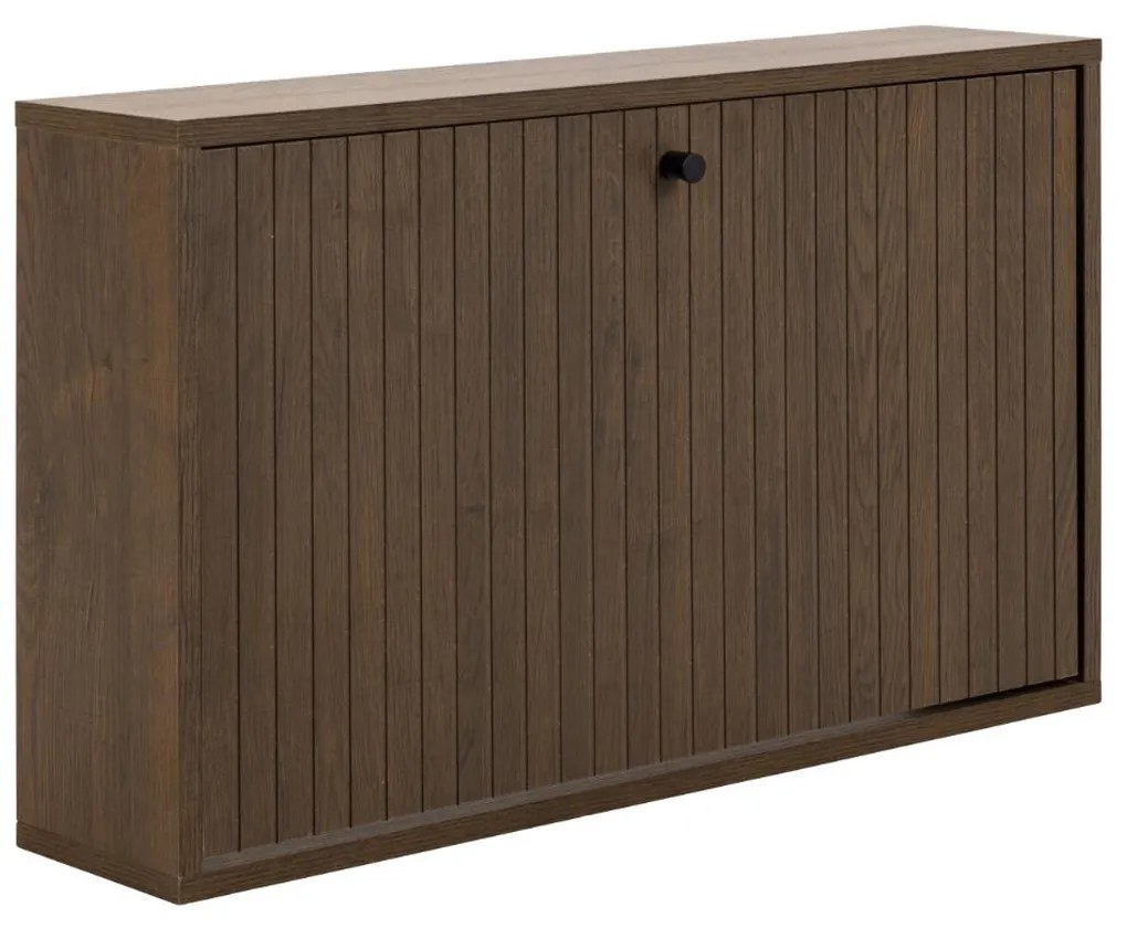 Schoenenkast Hangend Donker Hout - 71.6x17x43cm.