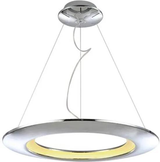 LED Plafondlamp - Plafondverlichting - Concepty - 41W - Natuurlijk Wit 4000K - Chroom Aluminium