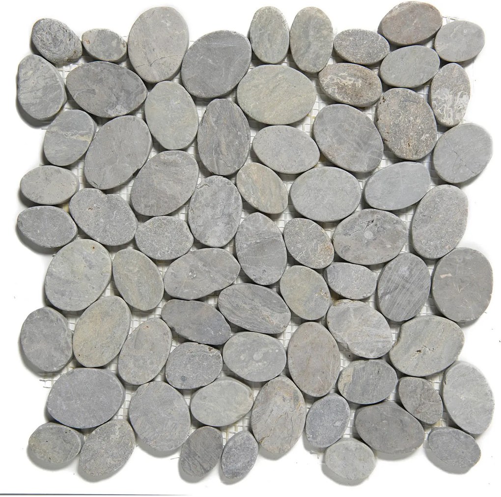 Mozaiek Natural Stone Pebbles Grijs