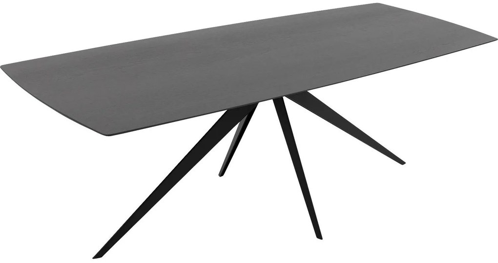Goossens Excellent Eettafel Uniek, Semi rechthoekig 200 x 100 cm