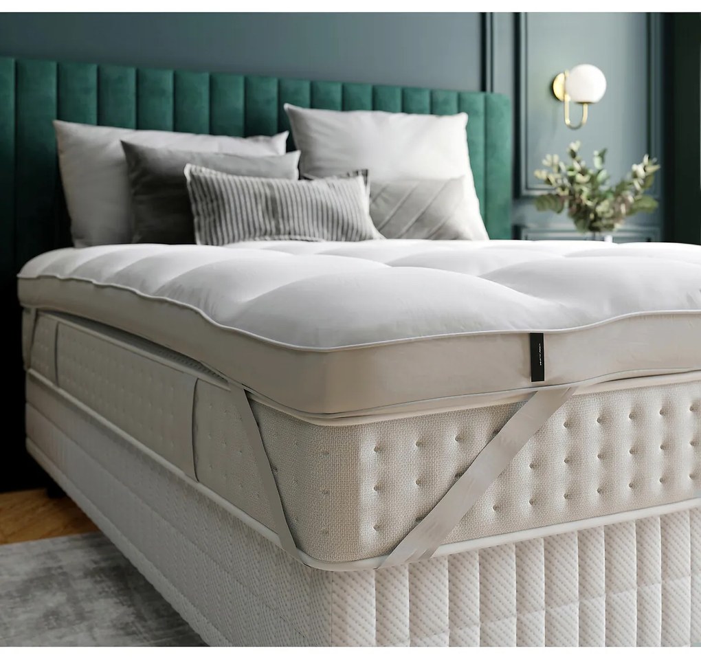 Premium topdekmatras van hotelkwaliteit - 90% dons