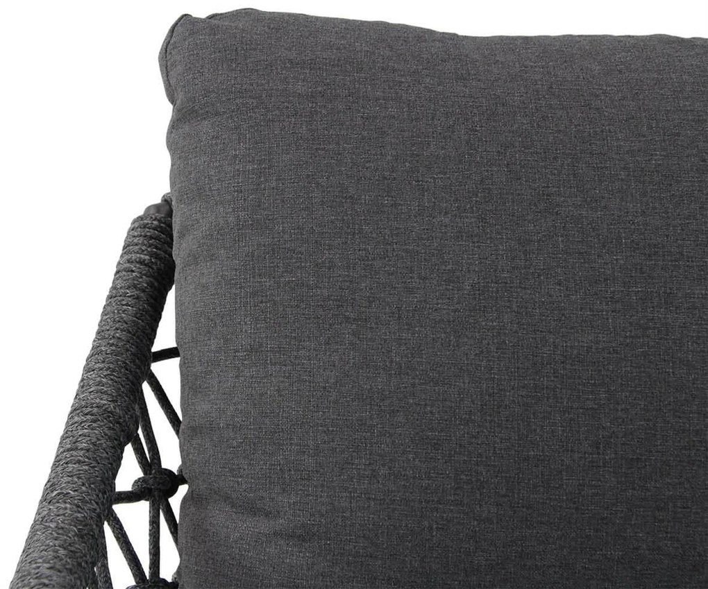 Hoek loungeset 5 personen Rope Grijs Coco Dalice