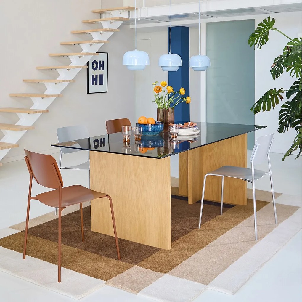 Tafel, smoked glas, 6/8 personen, Archita