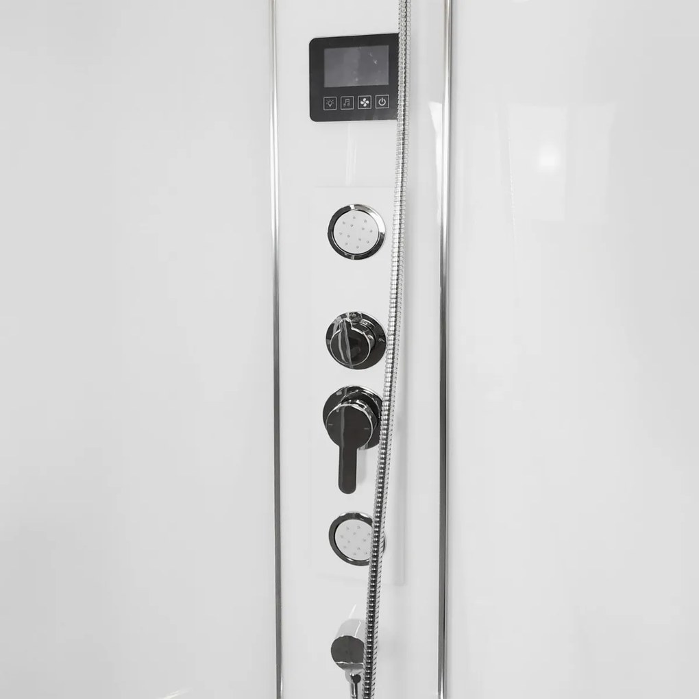 Kerra Orion complete douchecabine met massagejets wit