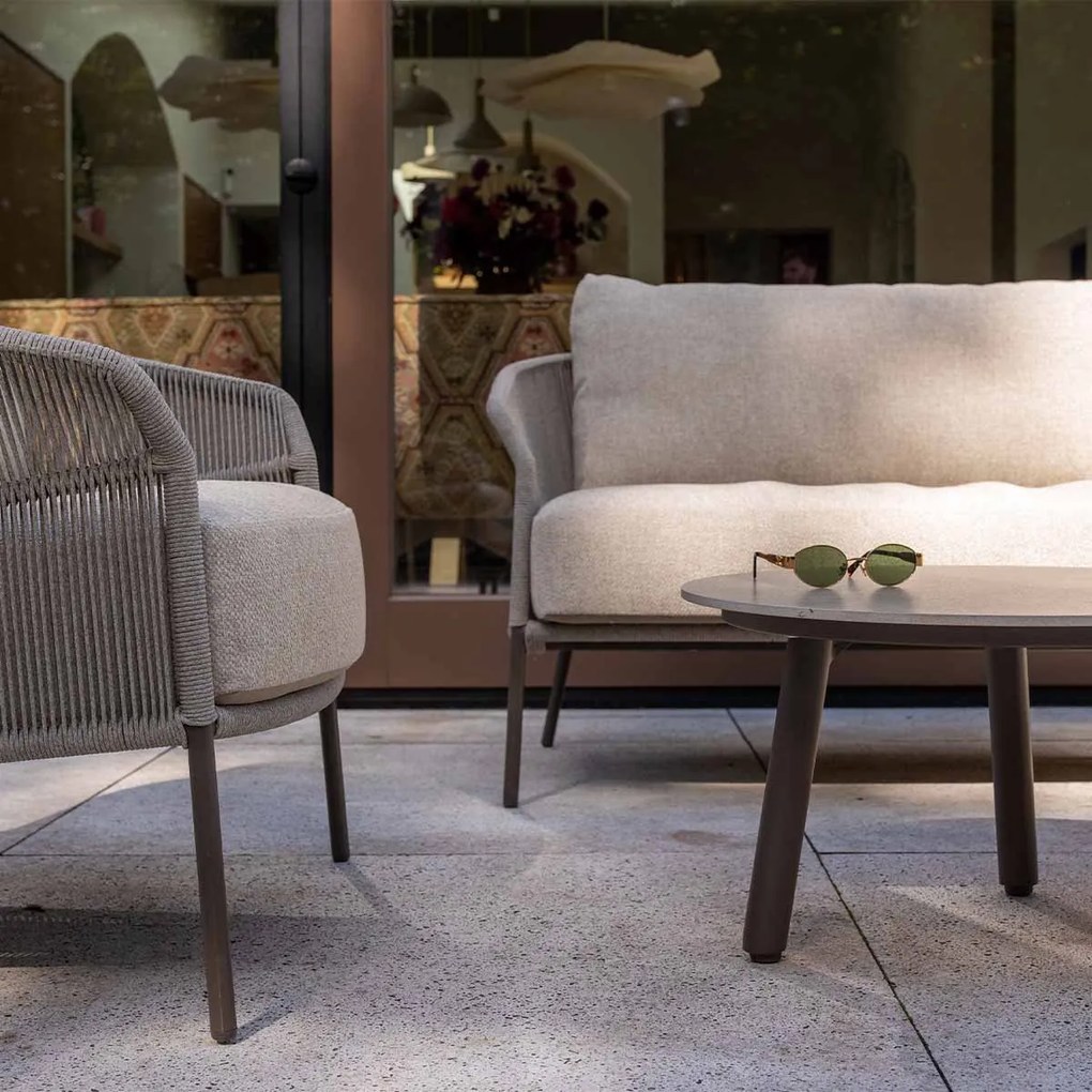 Taste by 4 Seasons Florence loungeset stoel-bank 3-delig - terre