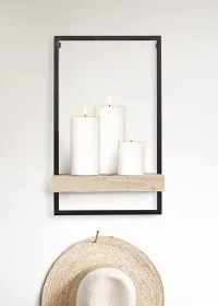 Kunstkaars Led - Wax & Kunststof - Wit - Groot