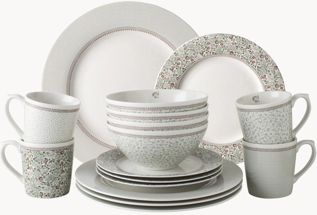 Porseleinen serviesset Gift, 4 personen, 16-delig