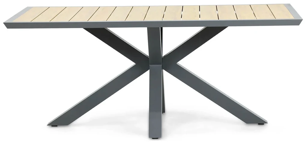 Tuinset 4 personen 181 cm Aluminium/textileen Grijs Lifestyle Garden Furniture Fiora/Palermo