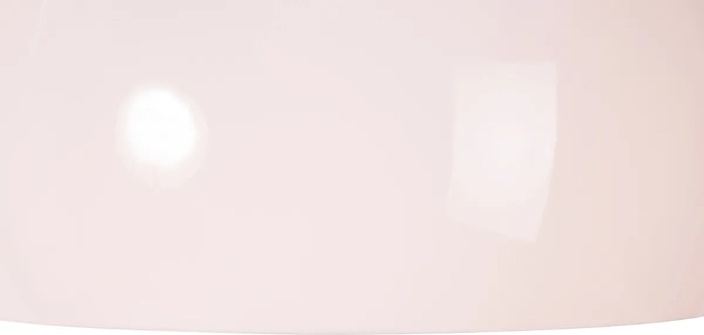 Smart booglamp chroom met witte kap incl. Wifi A60 - Arc Basic