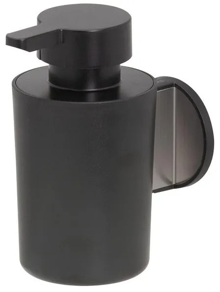 Tiger Tune Zeepdispenser - 180ml - wandmodel - zelfklevend - zwart/geborsteld RVS 1326030946