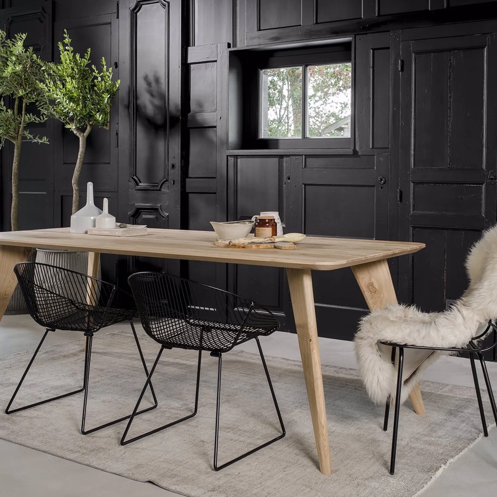 Eikenhouten eettafel Scandinavian Ferdinand Oak