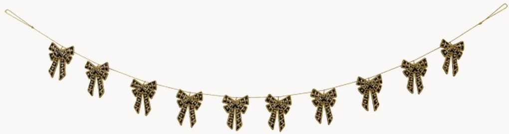 Handgemaakte kerstguirlande Regal Bow