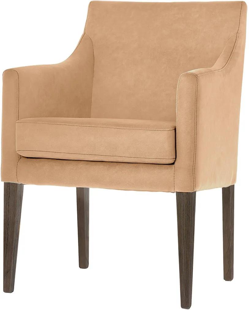Riverdale | Eetkamerstoel Leeds lengte 60 cm x breedte 66 cm x hoogte 88 cm beige eetkamerstoelen textiel stoelen & fauteuils | NADUVI outlet