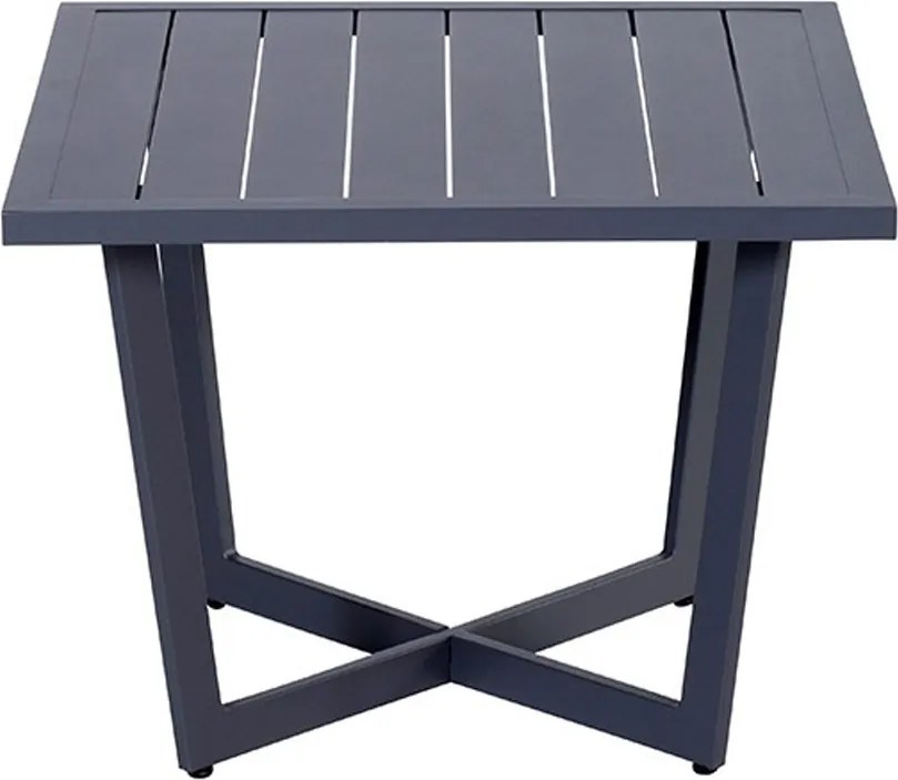 Garden Impressions Kent tuin bijzettafel 62,5x62,5xH47 cm donker grijs