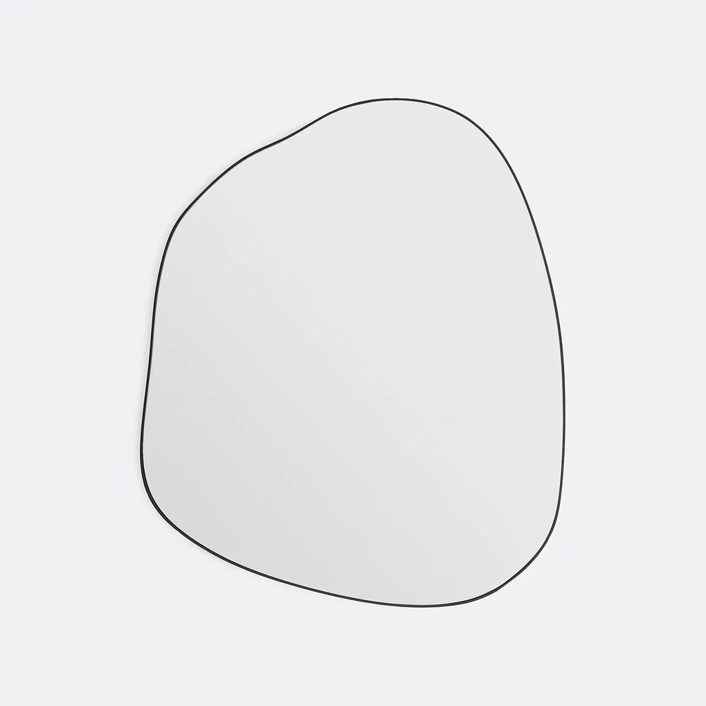 Organische vorm spiegel, lengte 88,9 cm, hoogte 74,6 cm, ORNICA
