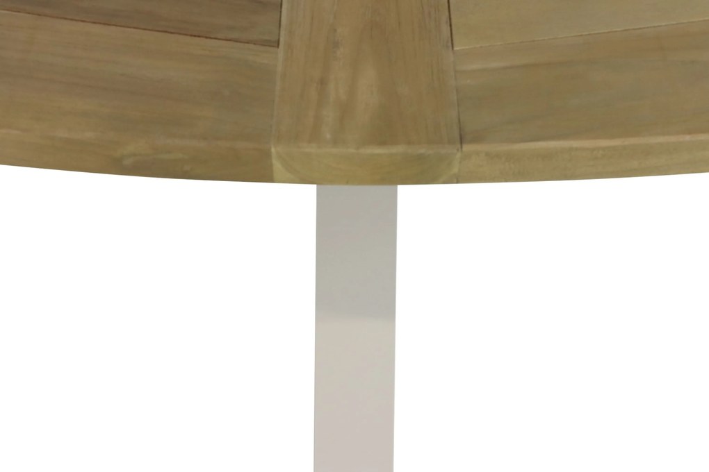 Dining Tuintafel 240 x 120 cm Aluminium/teak Taupe Brookline