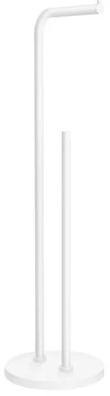 Smedbo Beslagsboden Toiletrolhouder - 16x60x17cm - Staal Mat wit BX1230