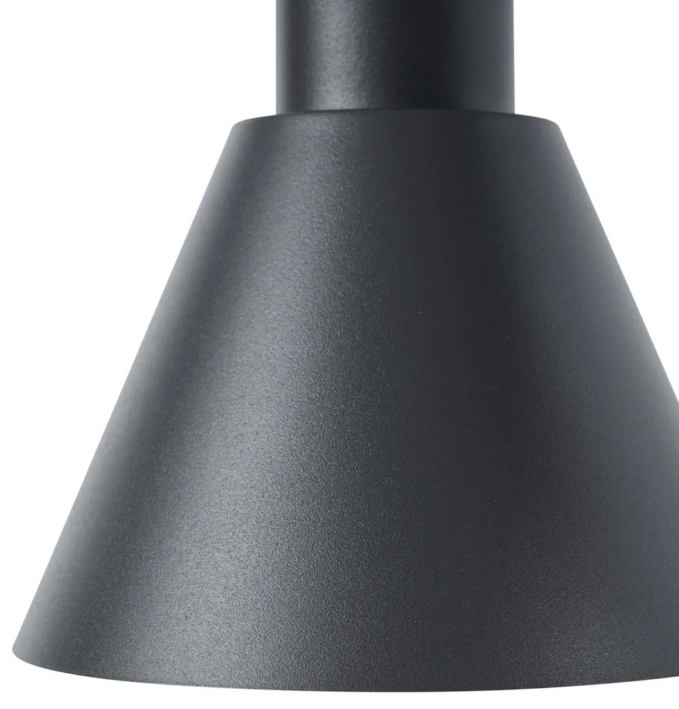 Moderne hanglamp zwart 6-lichts - Biles