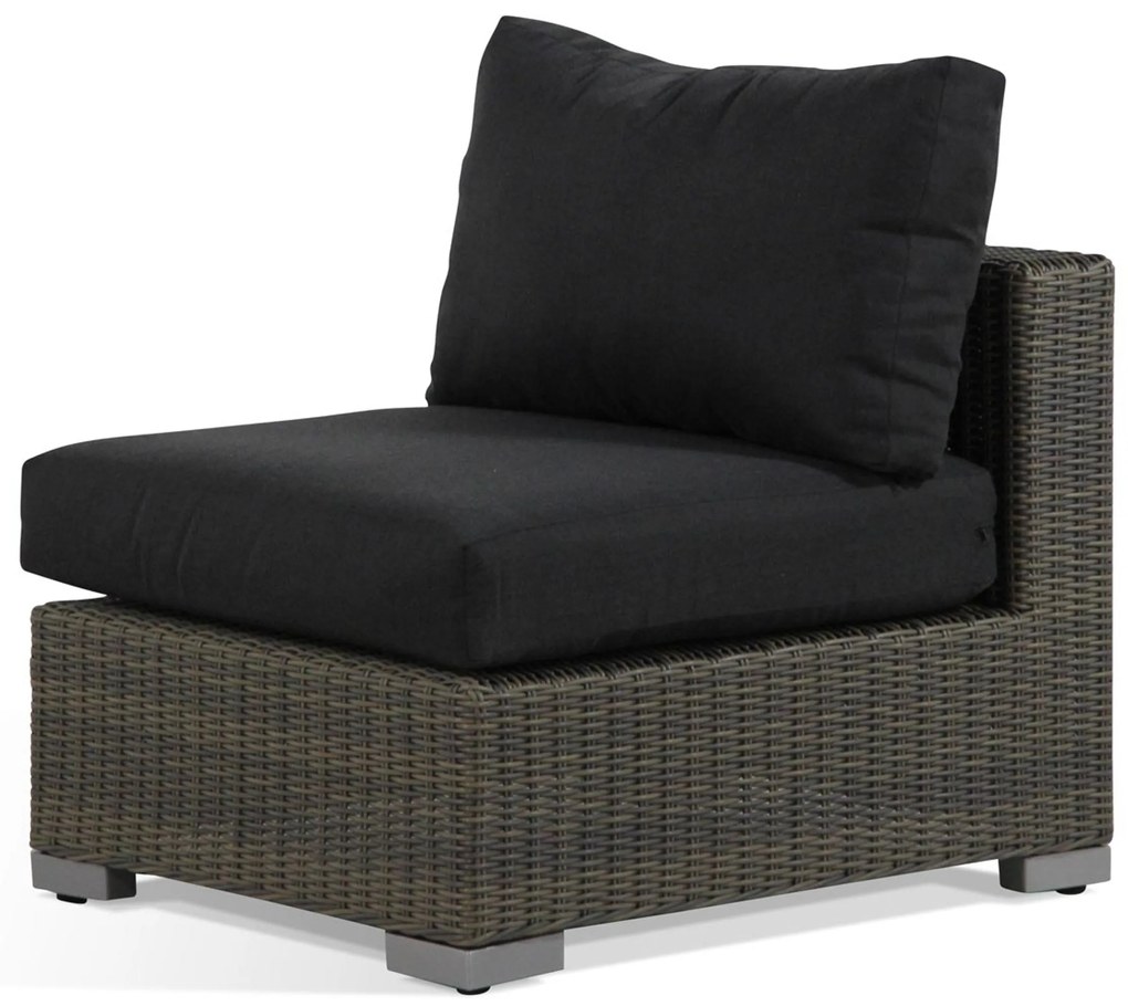 Hoek loungeset 5 personen Wicker Taupe Garden Collections Toronto