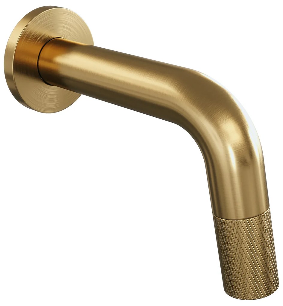 Brauer Gold Carving inkortbare inbouw fonteinkraan goud geborsteld PVD