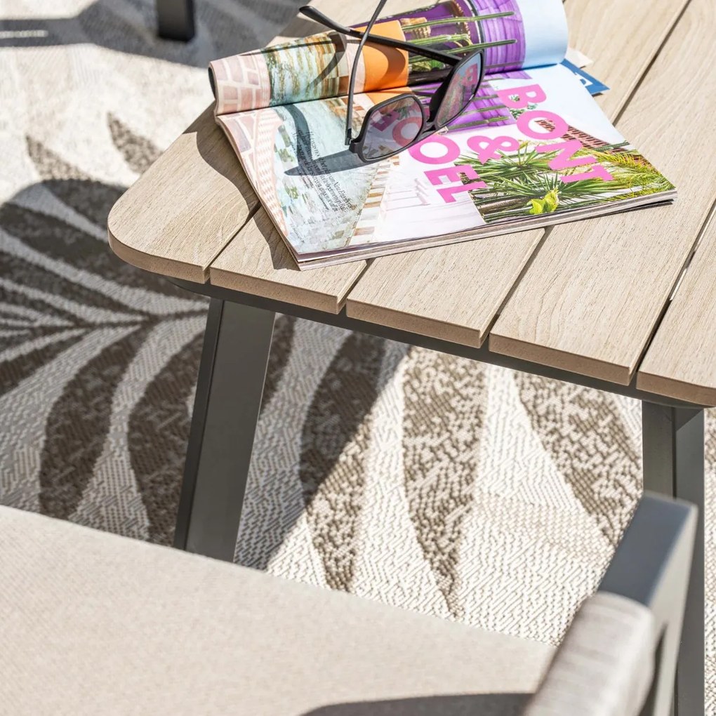 Garden Impressions Milou loungeset 4-delig - donker grijs