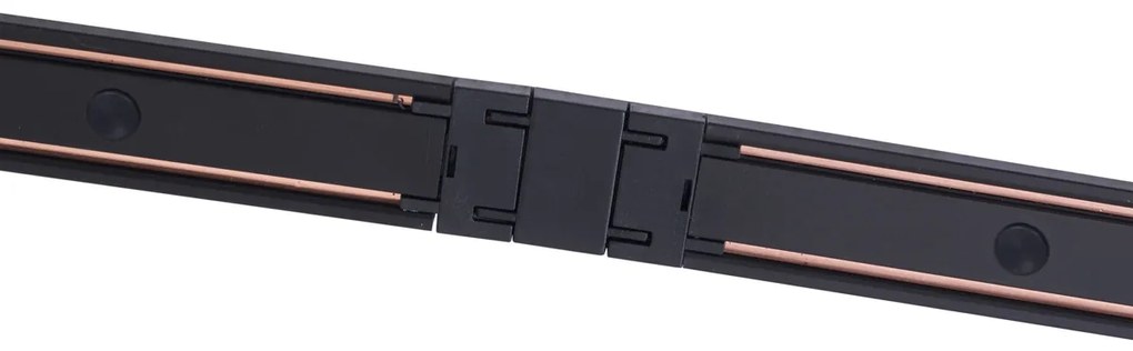 Modern railsysteem met 8 spots zwart 1-fase - Magnetic Zagaye