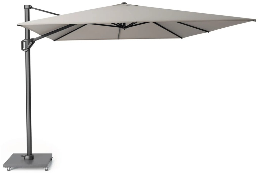 Zweefparasol  4x3m T1 (excl. voet) Grijs-antraciet Platinum Challenger