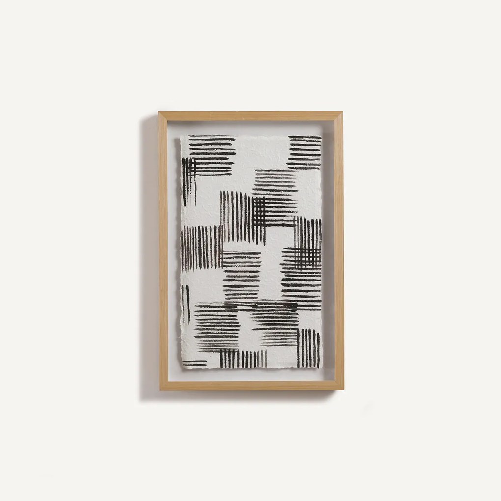 Handgeschilderd schilderij op rijstpapier, ONDE