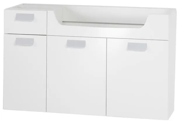 Differnz Onderkast 100x60x33cm met softclose MDF Wit 36.702.17