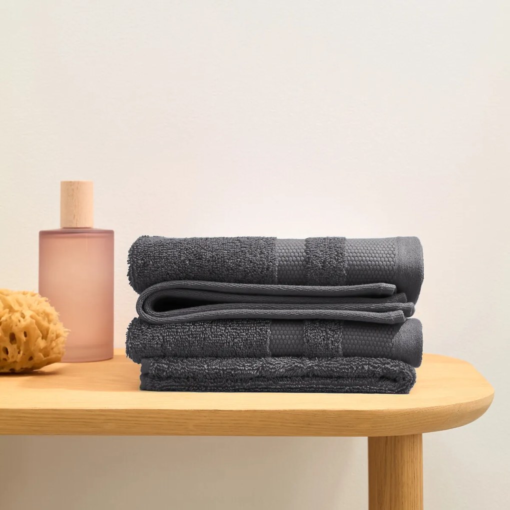 Set van 4 Egyptisch katoenen gastendoekjes 600g/m², Kheops