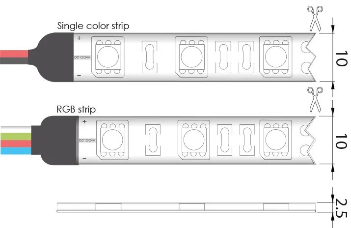 Prolumia 46111117 Prolumia LED Strip Silver 46111117 LED strip SILVER IP62, 12Vdc, 60LED/m; 14,4W/m; 510 Lm/m; RGB