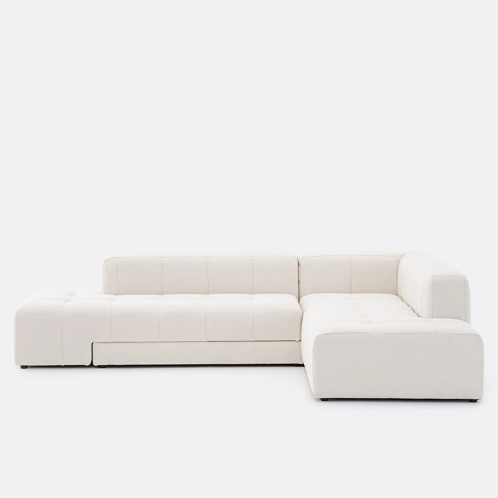 Rechte bank, omvormbaar, in fijne badstof, FANO