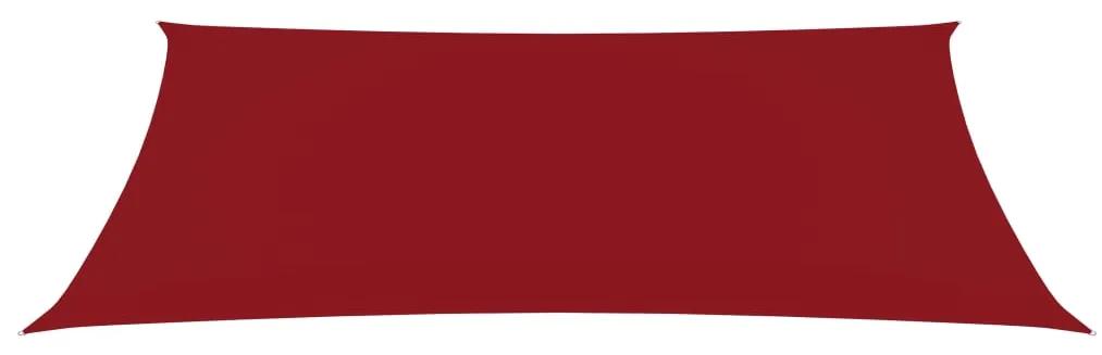 vidaXL Zonnescherm rechthoekig 2x4,5 m oxford stof rood