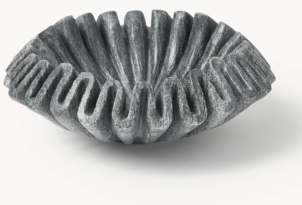 Handgemaakte decoratieve schaal Santorini van marmer