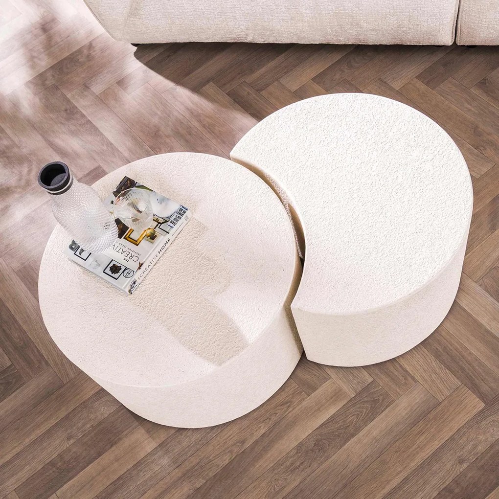 Salontafel Set Van 2 Moonset - 61 X 61cm.