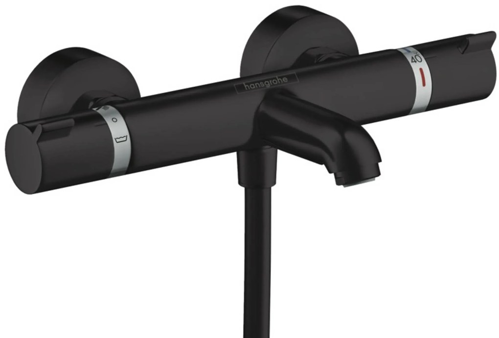 Hansgrohe Ecostat Badthermostaat Comfort Mat Zwart