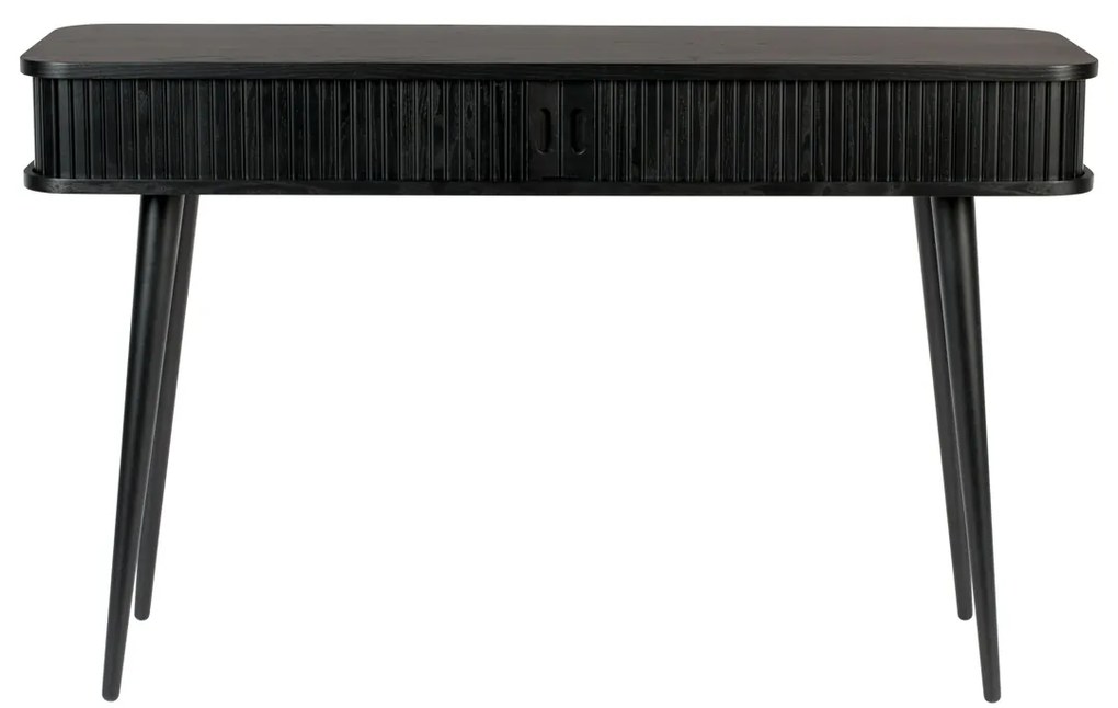 Zuiver Barbier Black Zwarte Design Sidetable - 120 X 35cm.