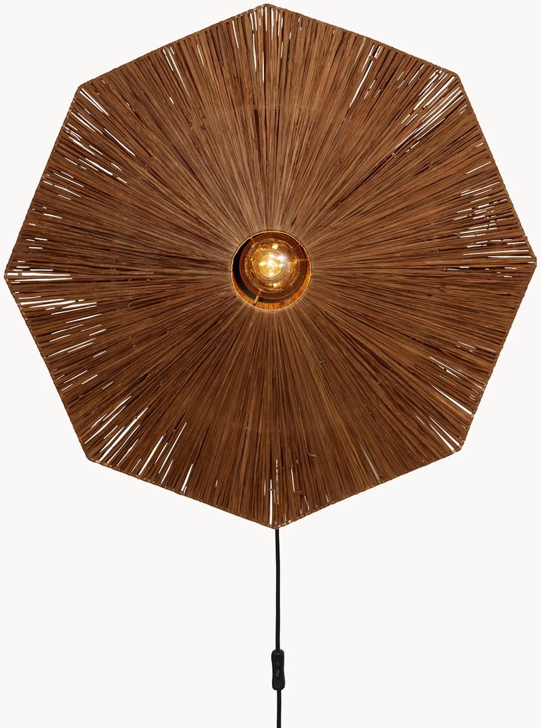 Wandlamp Panama van raffia
