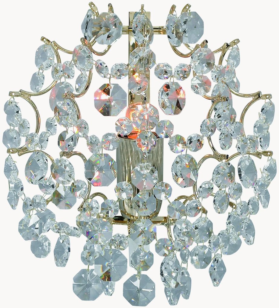 Kristallen wandlamp Rosendal