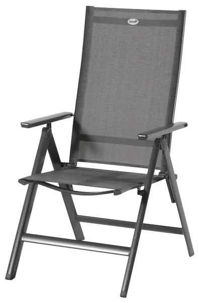 Hartman Aruba/Alma 4-persoons verstelbare tuinset 160x90 cm. - Antraciet